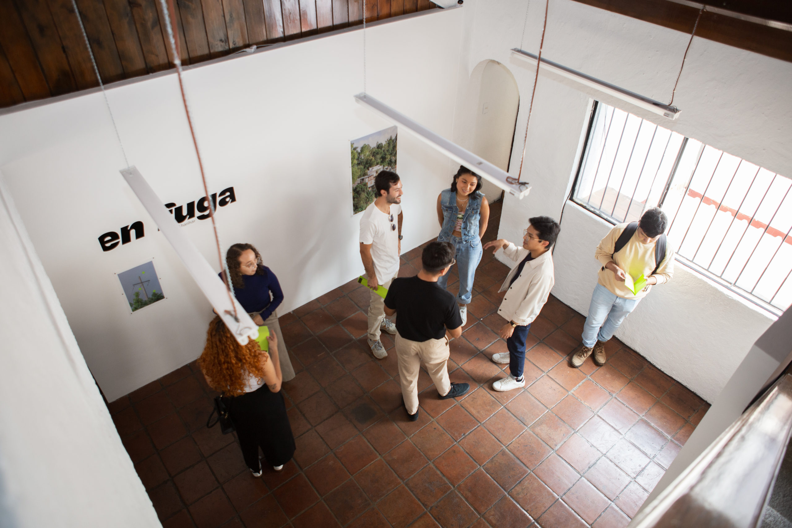 Esto fue la inauguración de En Fuga, la primera exposición individual de Shanhar.
