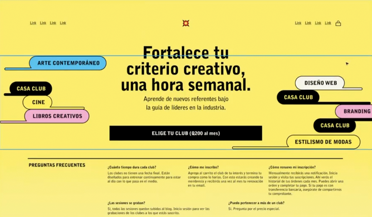 Diseñando Tanta Dinamita / Club de Diseño Web / 10 de diciembre