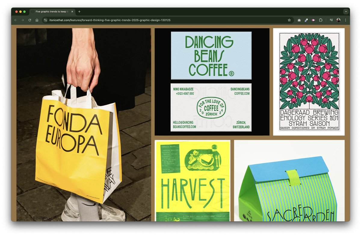 Tendencias 2025 según It’s Nice That / Club de Branding / 16 de enero